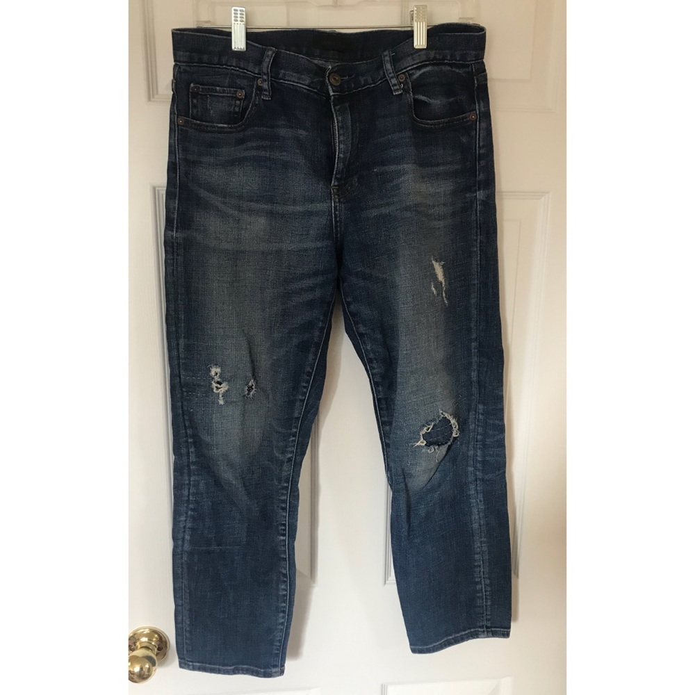 Distressed Boyfriend Jeans